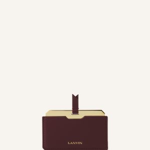 LANVIN LEATHER MIRROR HOLDER