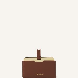 LANVIN LEATHER MIRROR HOLDER