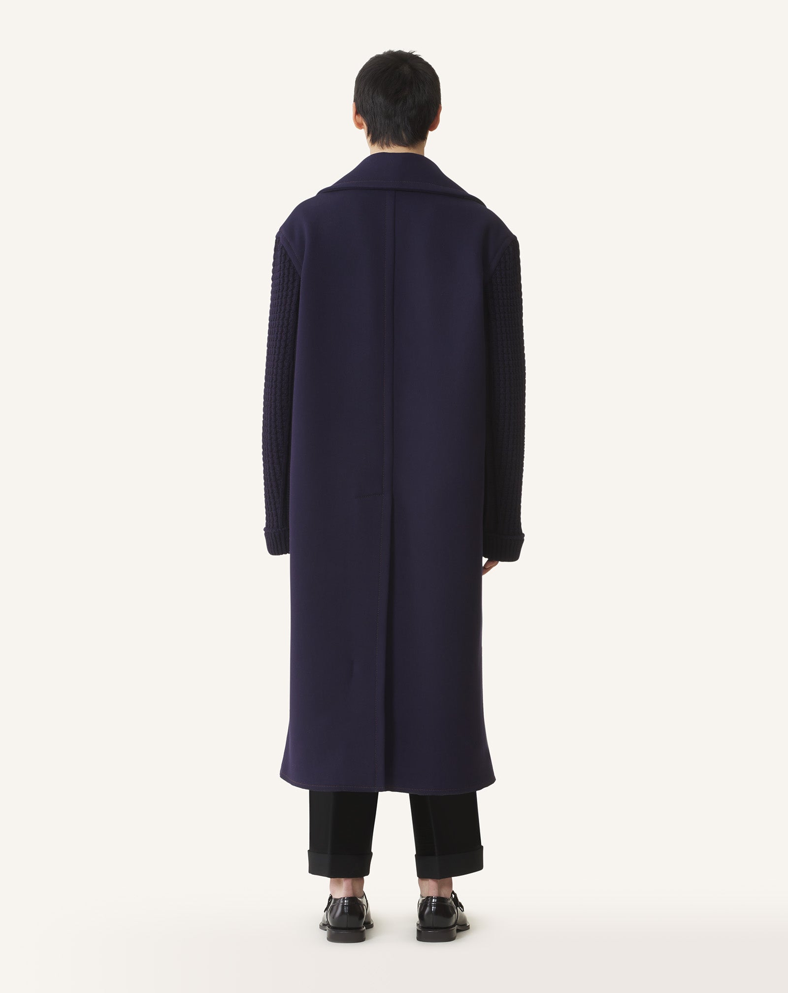 LONG WOOL PEACOAT - Image 4