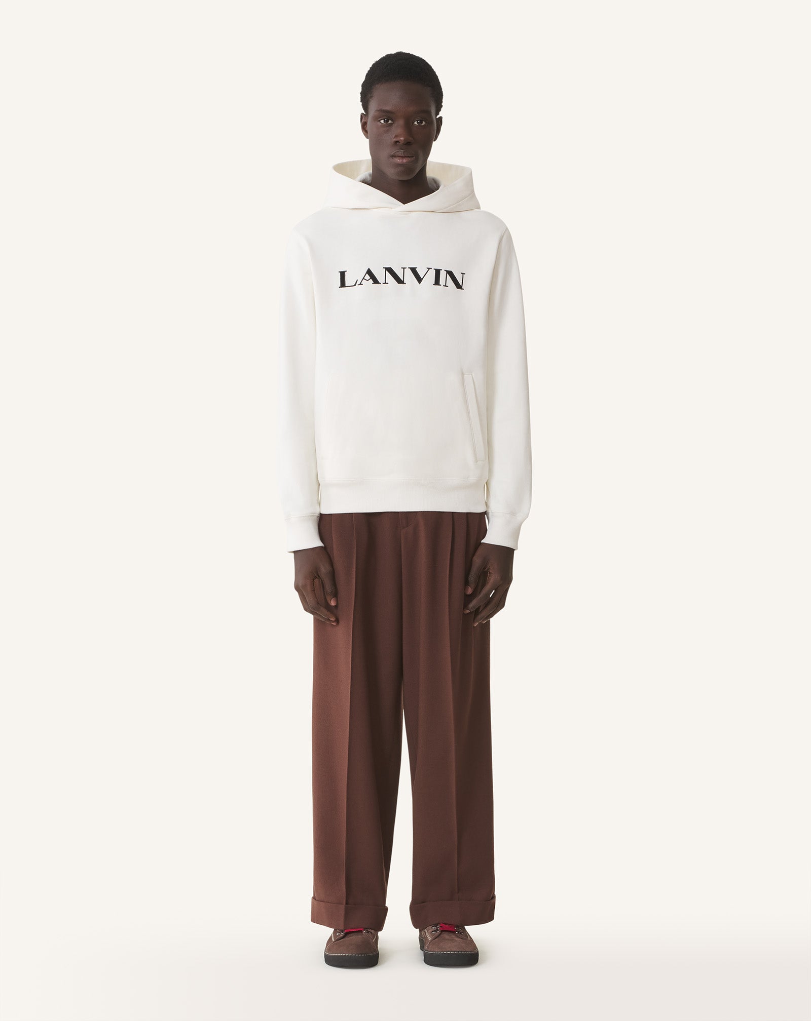 LANVIN EMBROIDERED COTTON HOODIE - Image 2