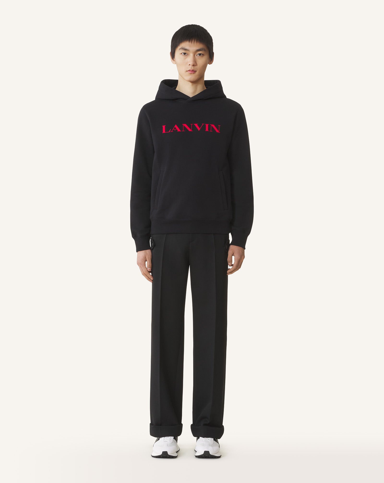 LANVIN EMBROIDERED COTTON HOODIE - Image 2