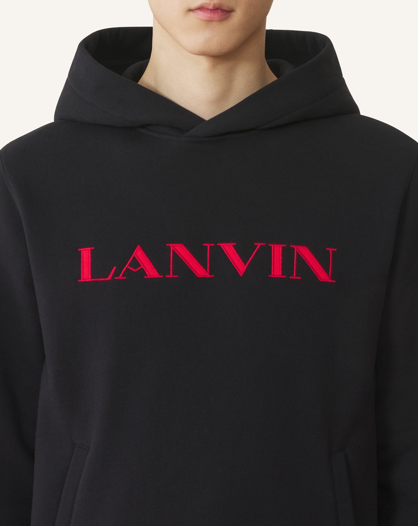 LANVIN EMBROIDERED COTTON HOODIE - Image 5