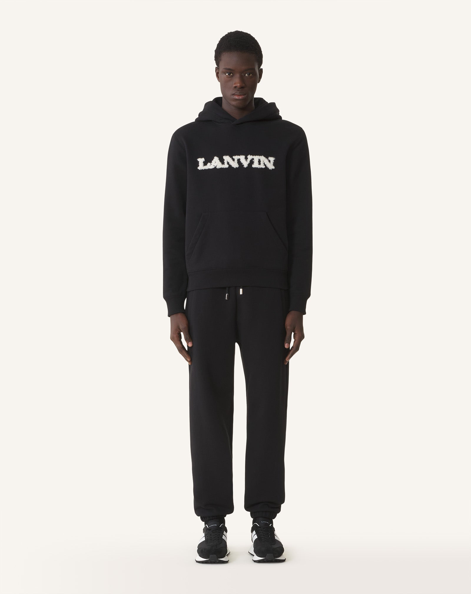 LANVIN SHEARLING COTTON HOODIE - Image 2