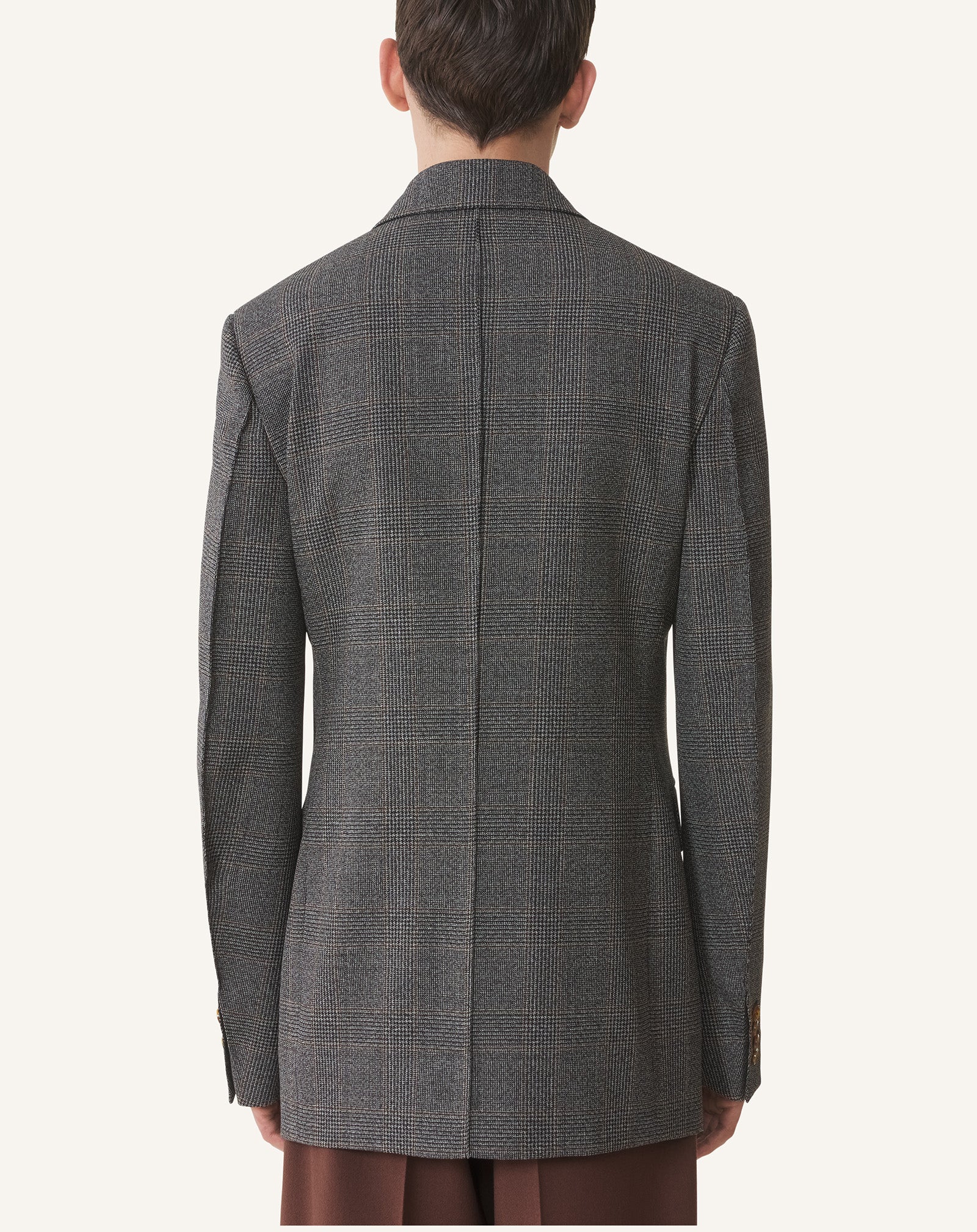 PRINCE OF WALES WOOL JACKET - Image 4