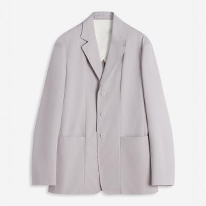 STRAIGHT FIT COTTON JACKET