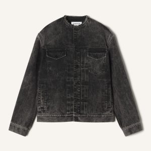 LOOSE FIT WASHED DENIM JACKET
