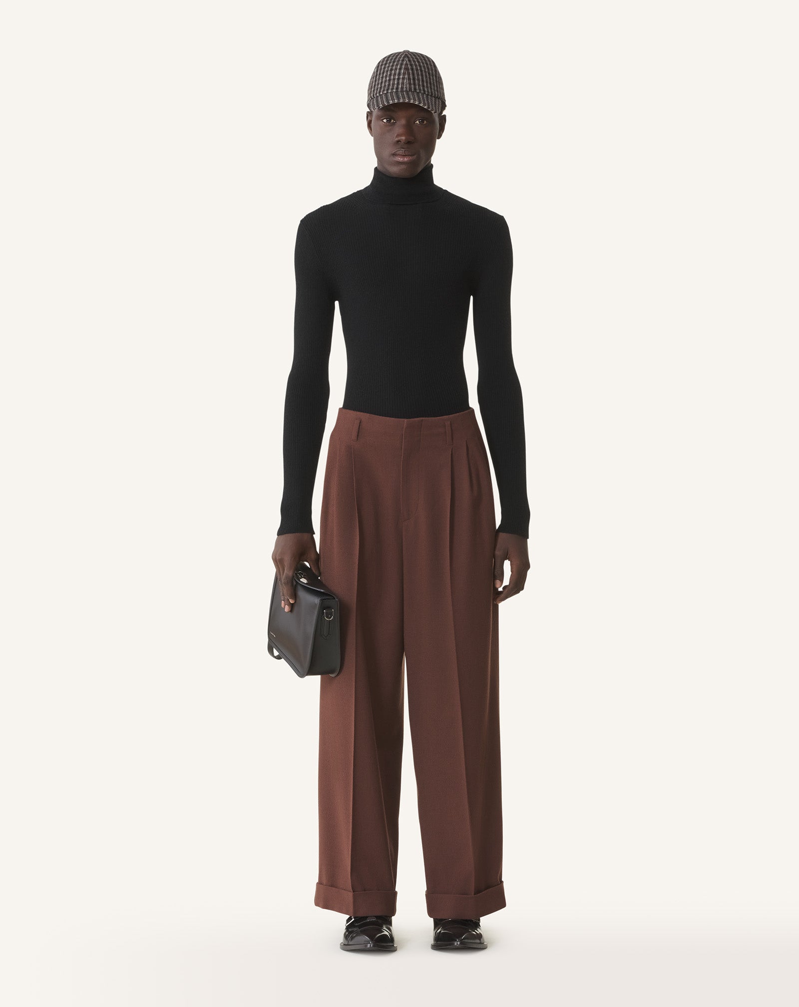 TURTLENECK SWEATER IN MERINO WOOL AND SILK - Image 2