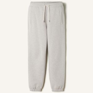 COTTON FLEECE AND CASHMERE JOGGING PANTS
