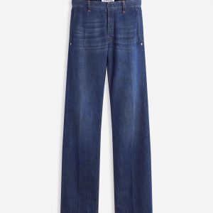 STRAIGHT FIT DENIM PANTS