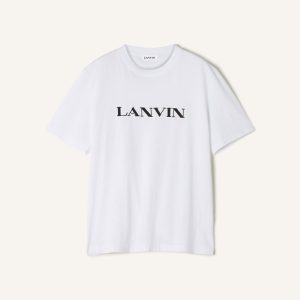 LANVIN EMBROIDERED COTTON T-SHIRT