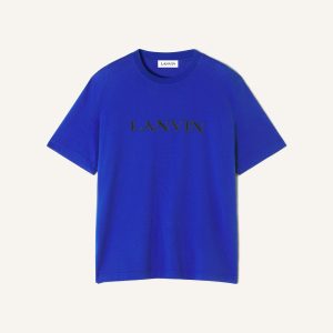 LANVIN EMBROIDERED COTTON T-SHIRT