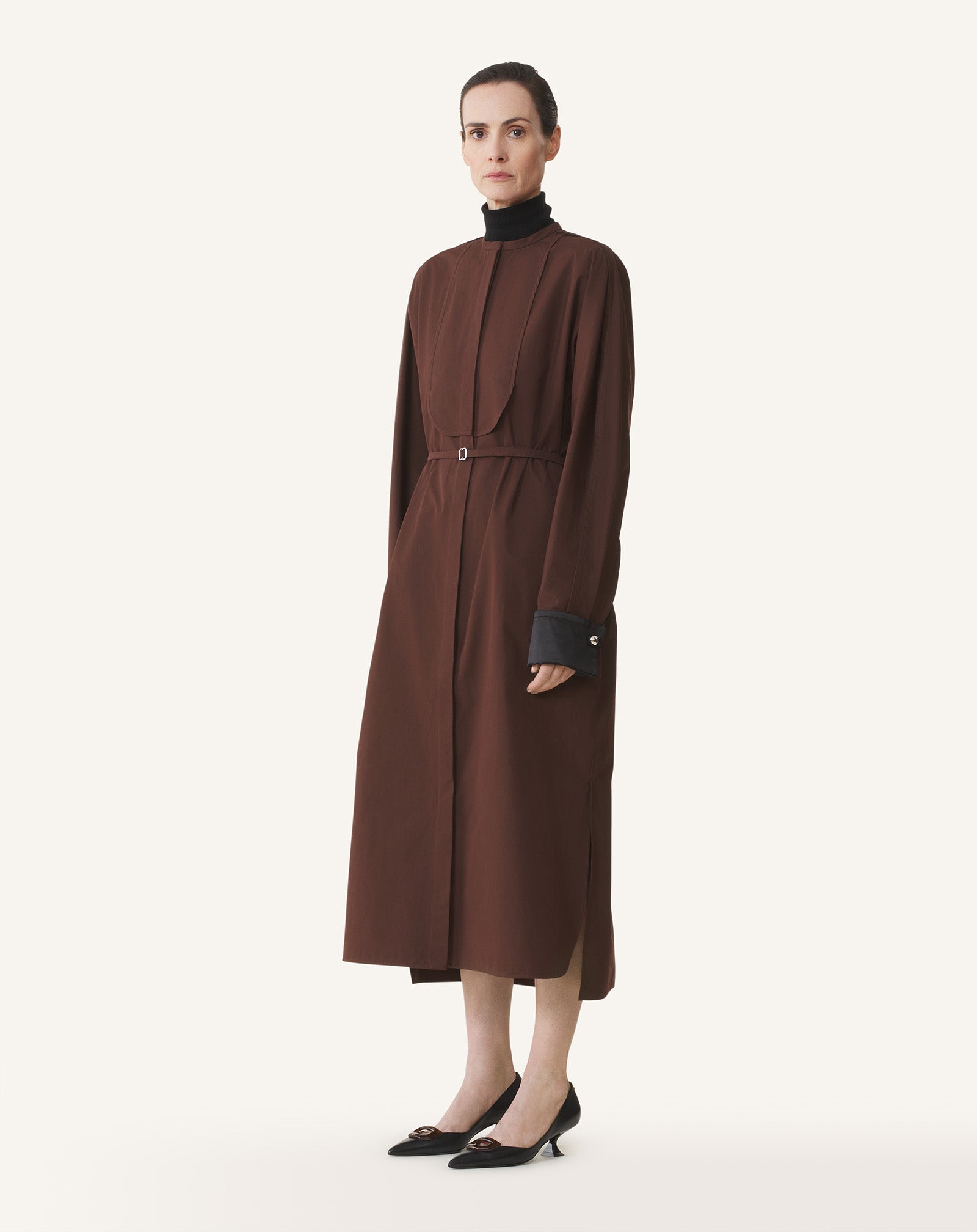 SHIRT DRESS IN COTTON POPELIN - Image 3