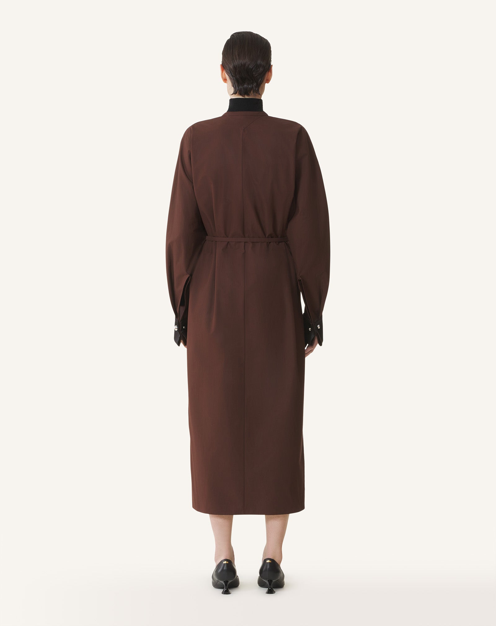 SHIRT DRESS IN COTTON POPELIN - Image 4