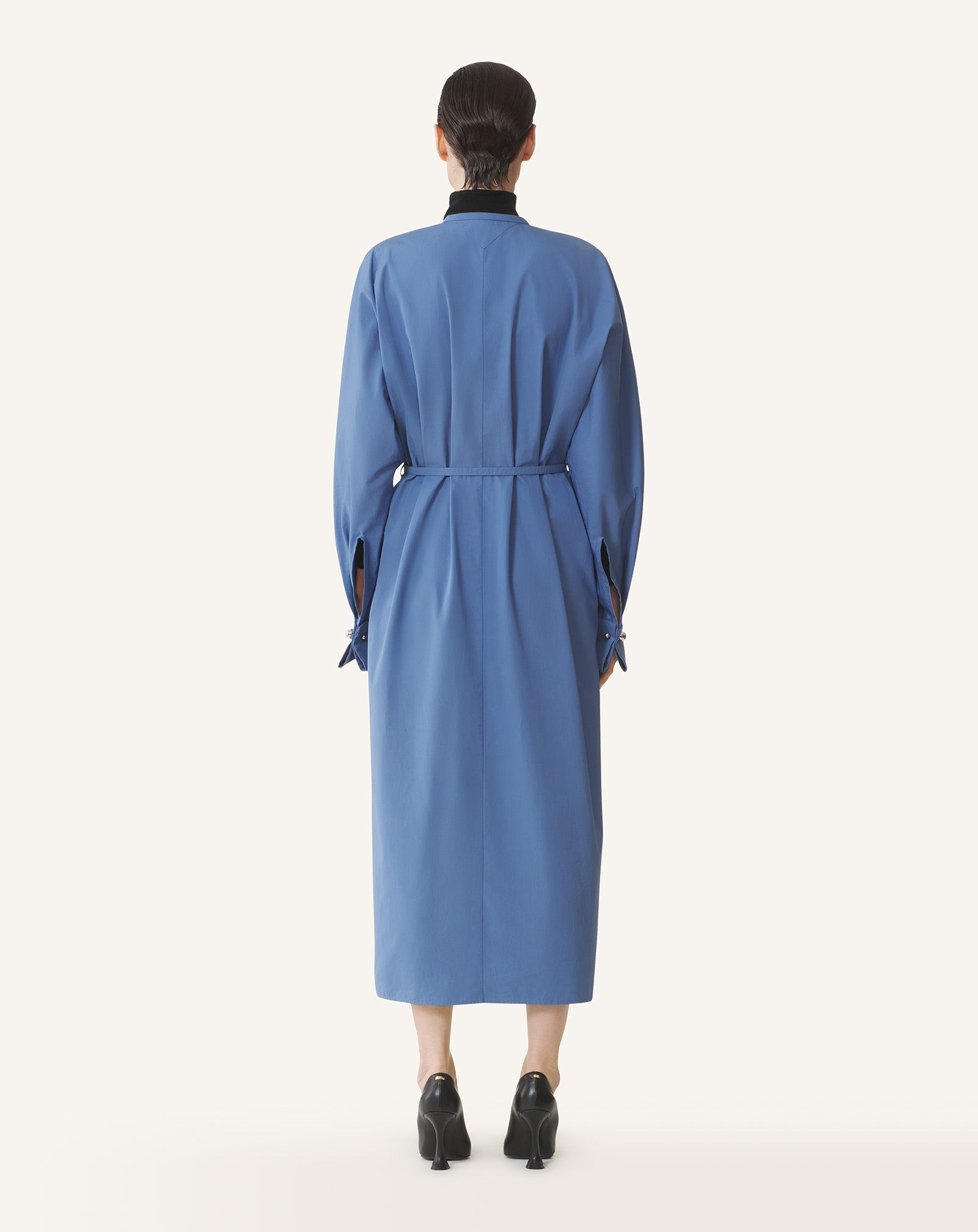 SHIRT DRESS IN POPLIN COTTON - Image 4