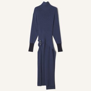 WOOL AND CASHMERE MIDI DRESS