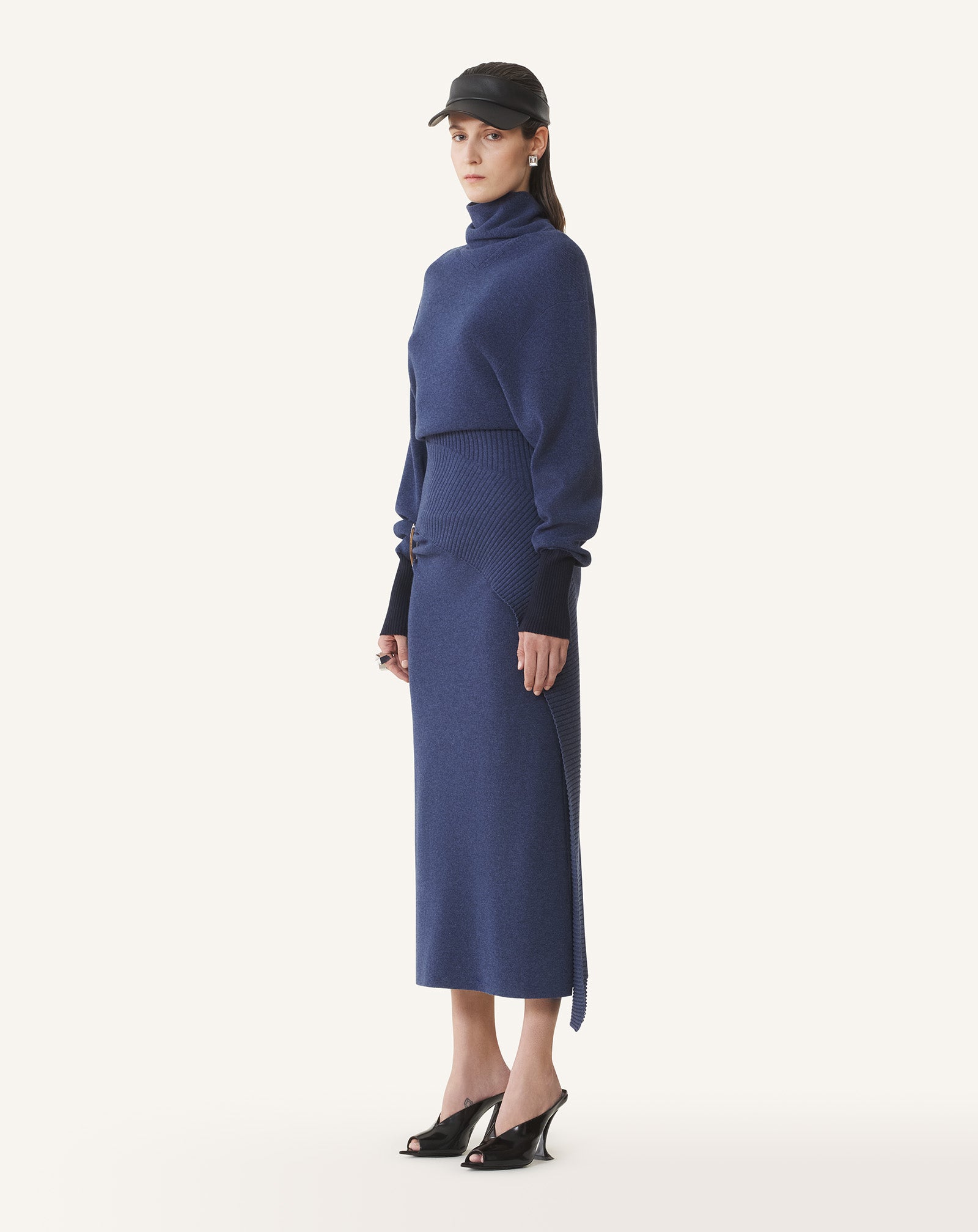 WOOL AND CASHMERE MIDI DRESS - Image 3