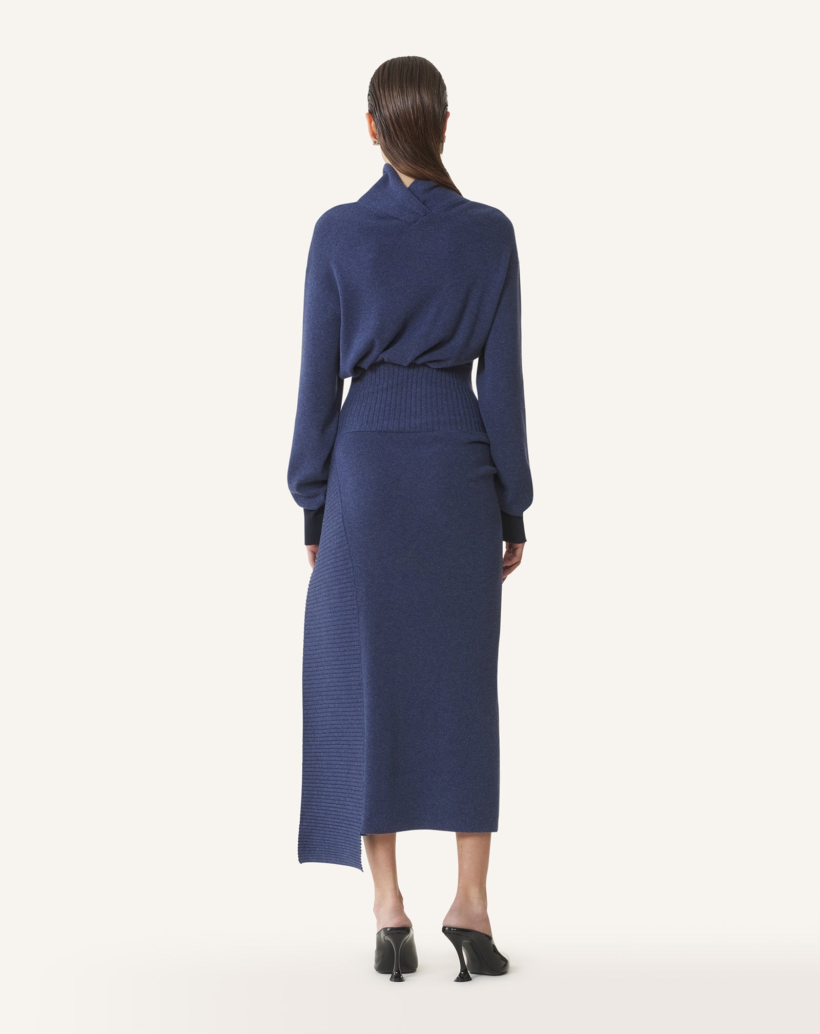 WOOL AND CASHMERE MIDI DRESS - Image 4