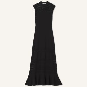 LACE DETAIL DRESS IN VISCOSE