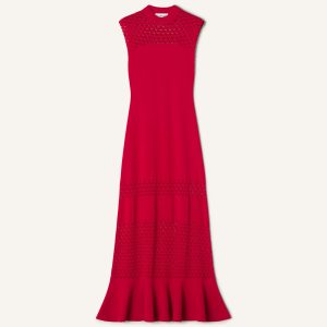 LACE DETAIL DRESS IN VISCOSE