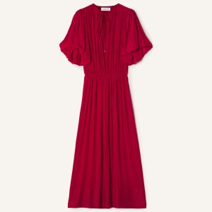 MIDI DRESS IN CHARMEUSE