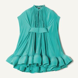 SHORT CHARMEUSE DRESS