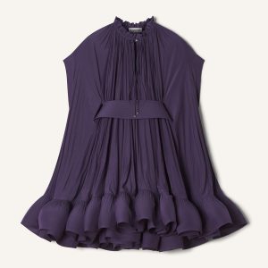 SHORT CHARMEUSE DRESS