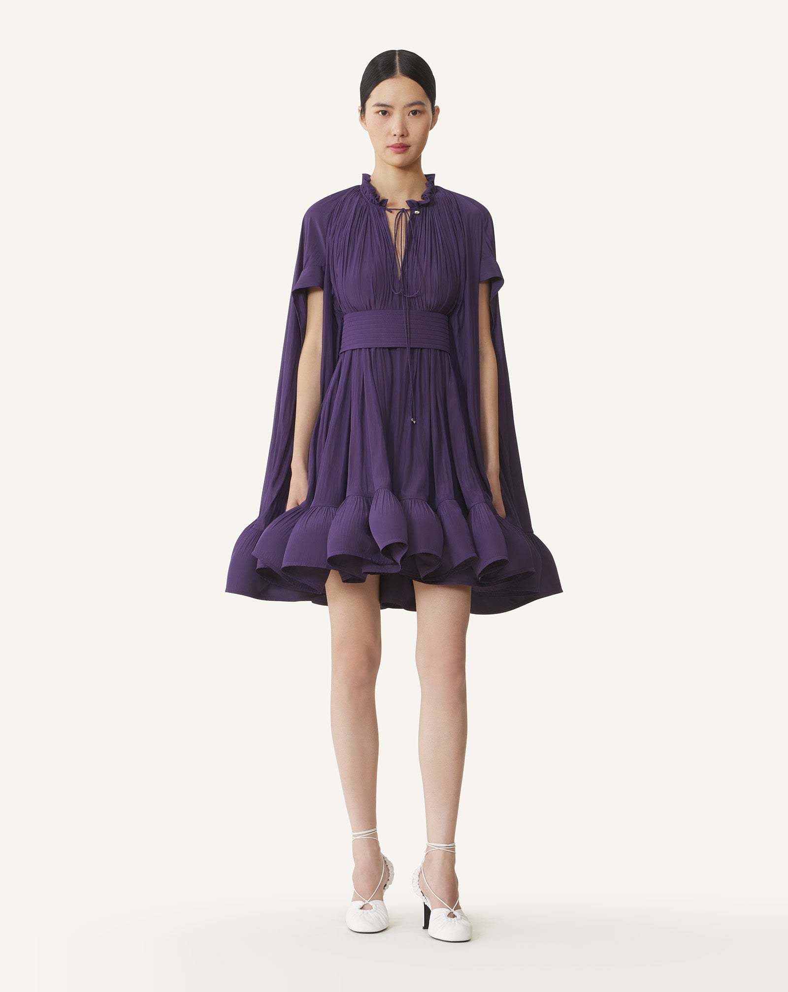 SHORT CHARMEUSE DRESS - Image 2