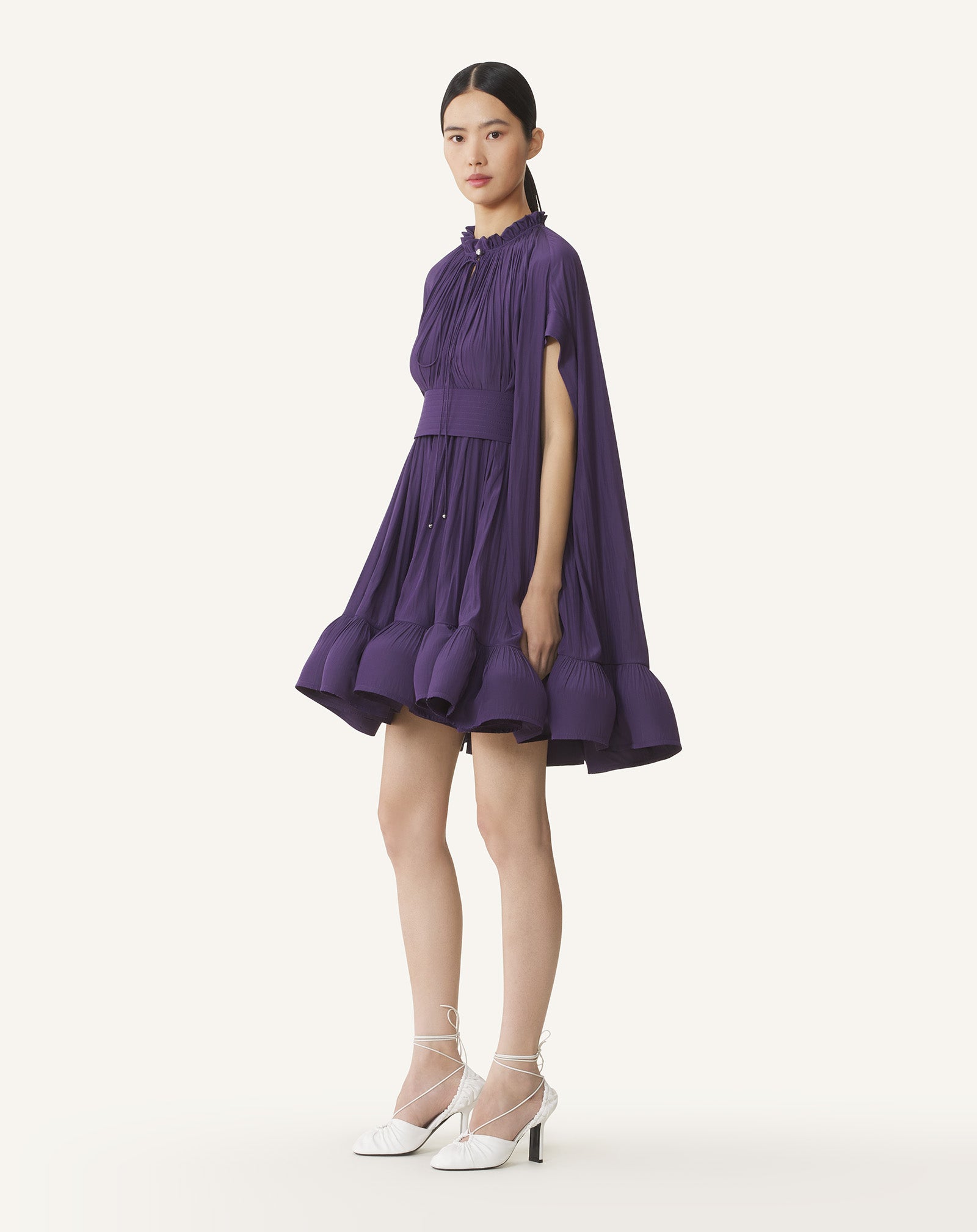 SHORT CHARMEUSE DRESS - Image 3