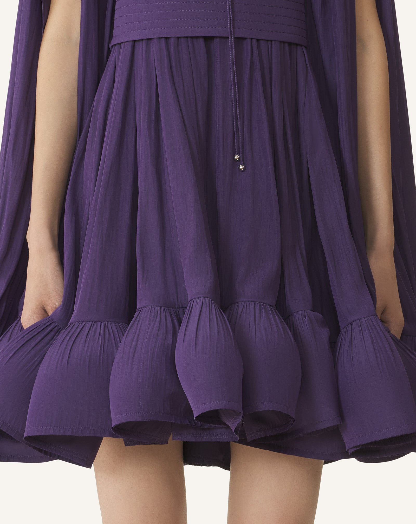 SHORT CHARMEUSE DRESS - Image 6