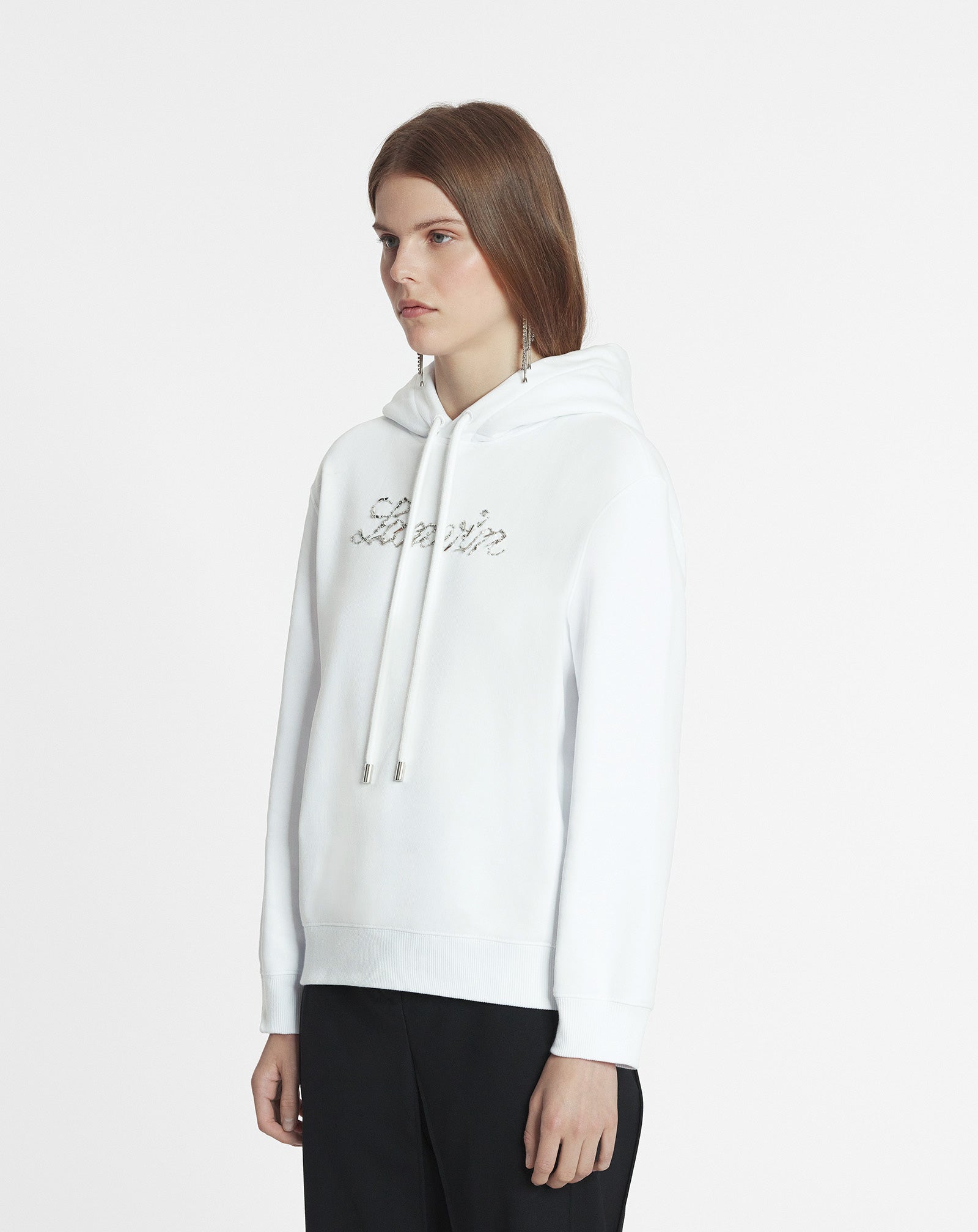 LANVIN BEAD EMBROIDERED HOODIE - Image 3