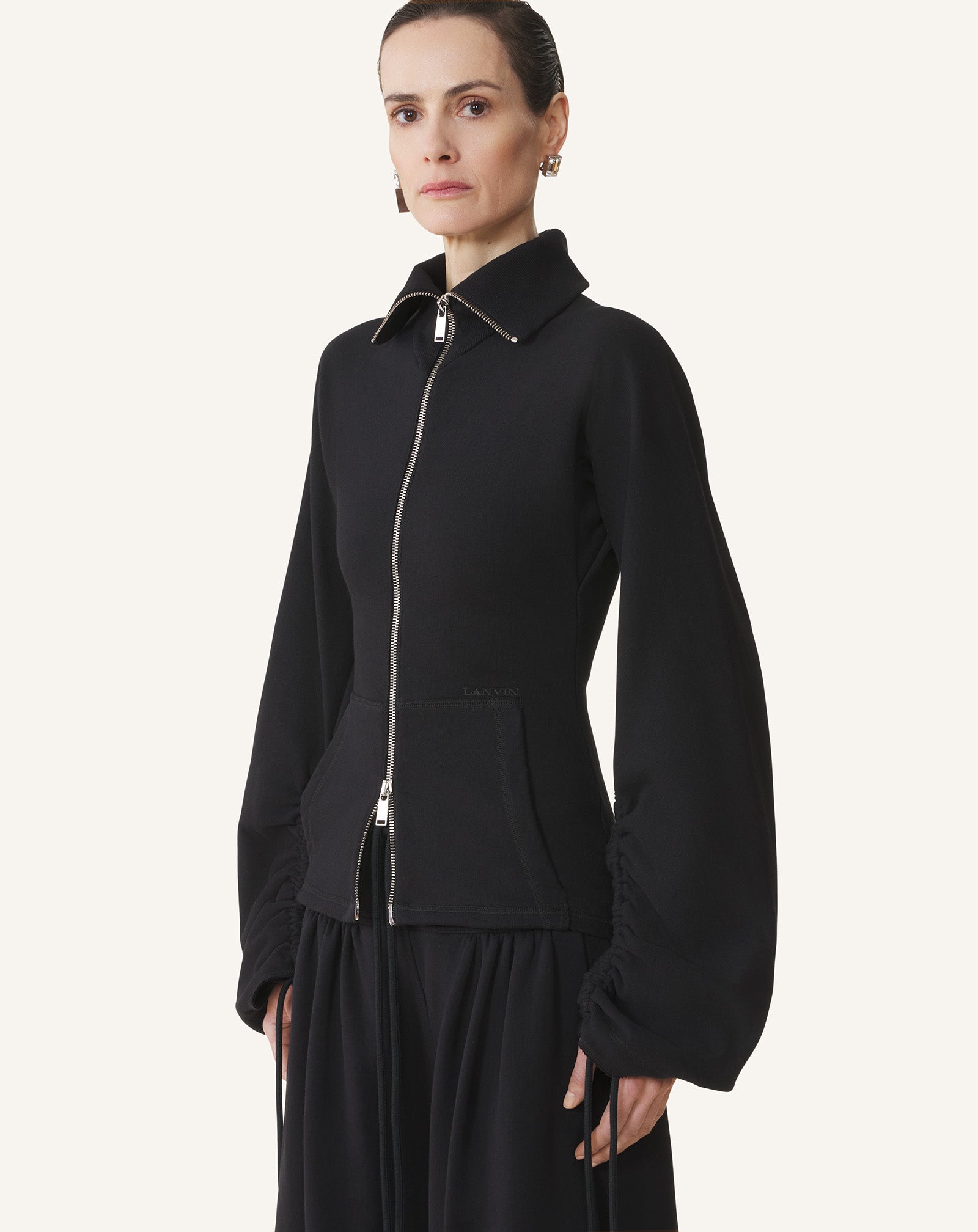 COTTON FLEECE ADN CASHMERE JACKET - Image 3