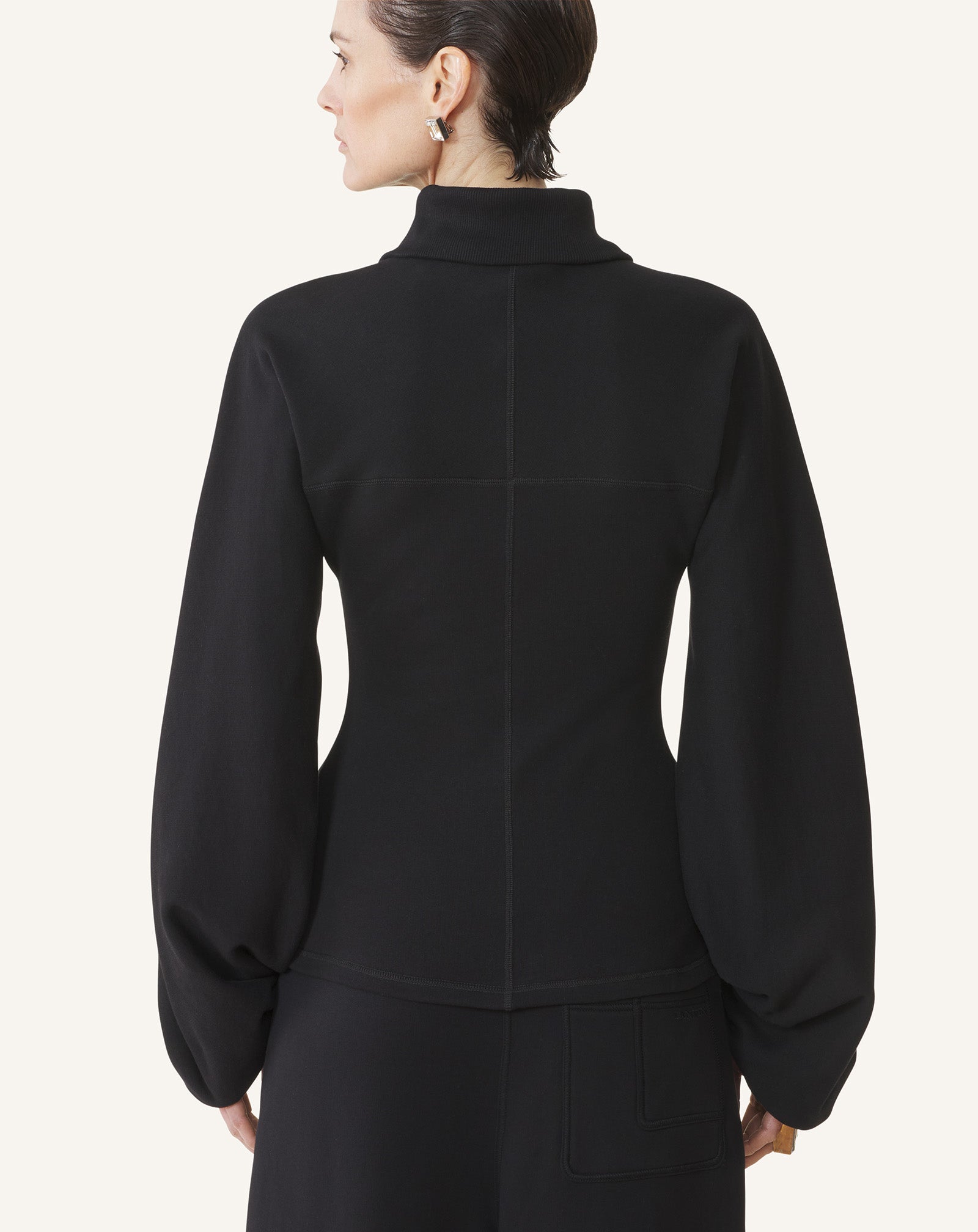 COTTON FLEECE ADN CASHMERE JACKET - Image 4