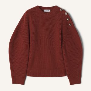 WOOL RIBBED SWEATER
