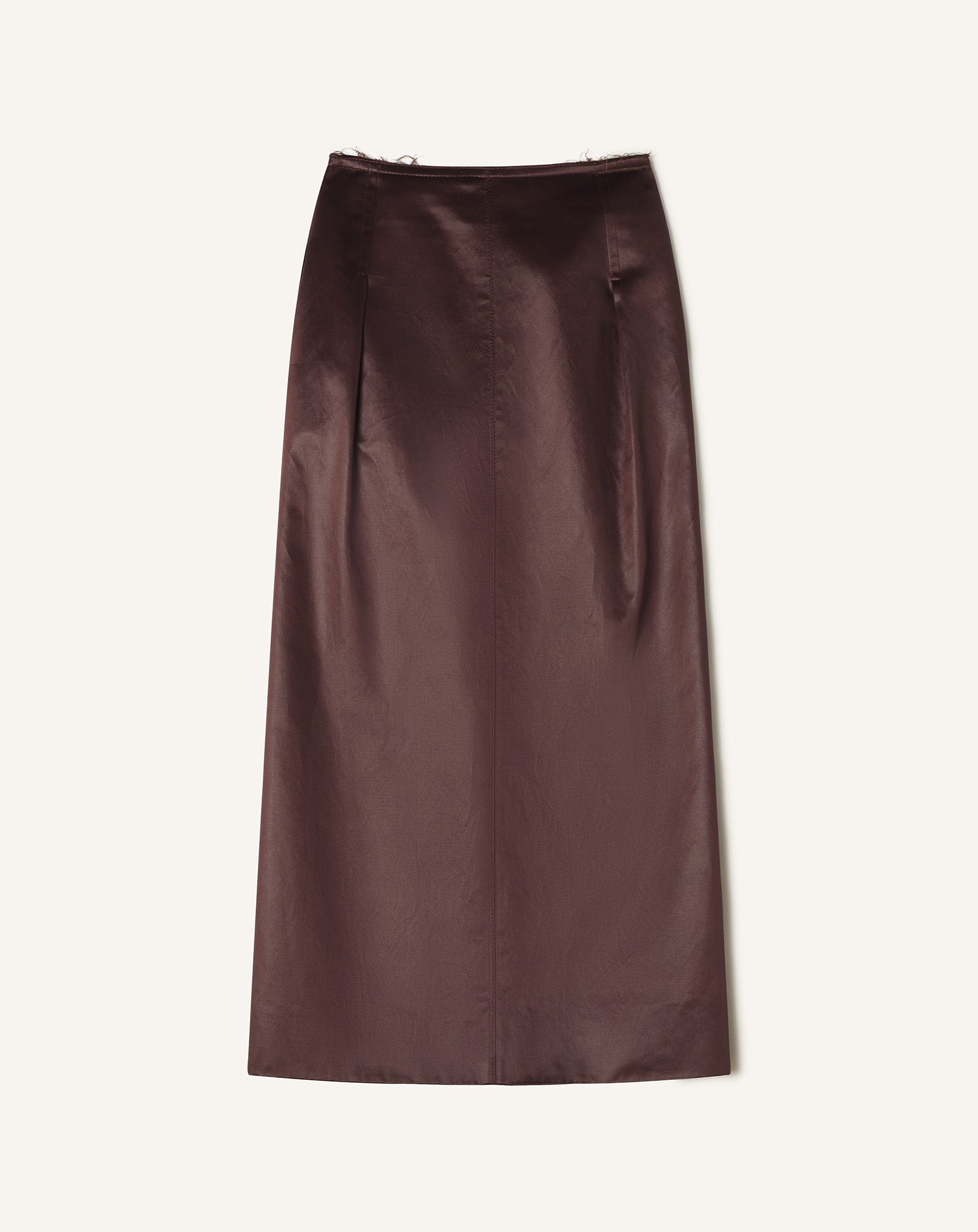 STRAIGHT SKIRT IN COTTON AND VISCOSE