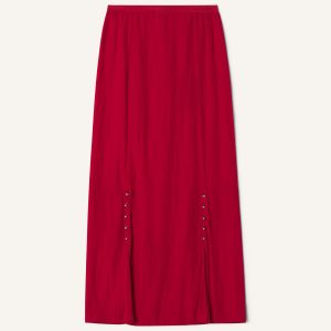 MIDI SKIRT IN CHARMEUSE