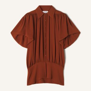 TOP IN SILK GEORGETTE