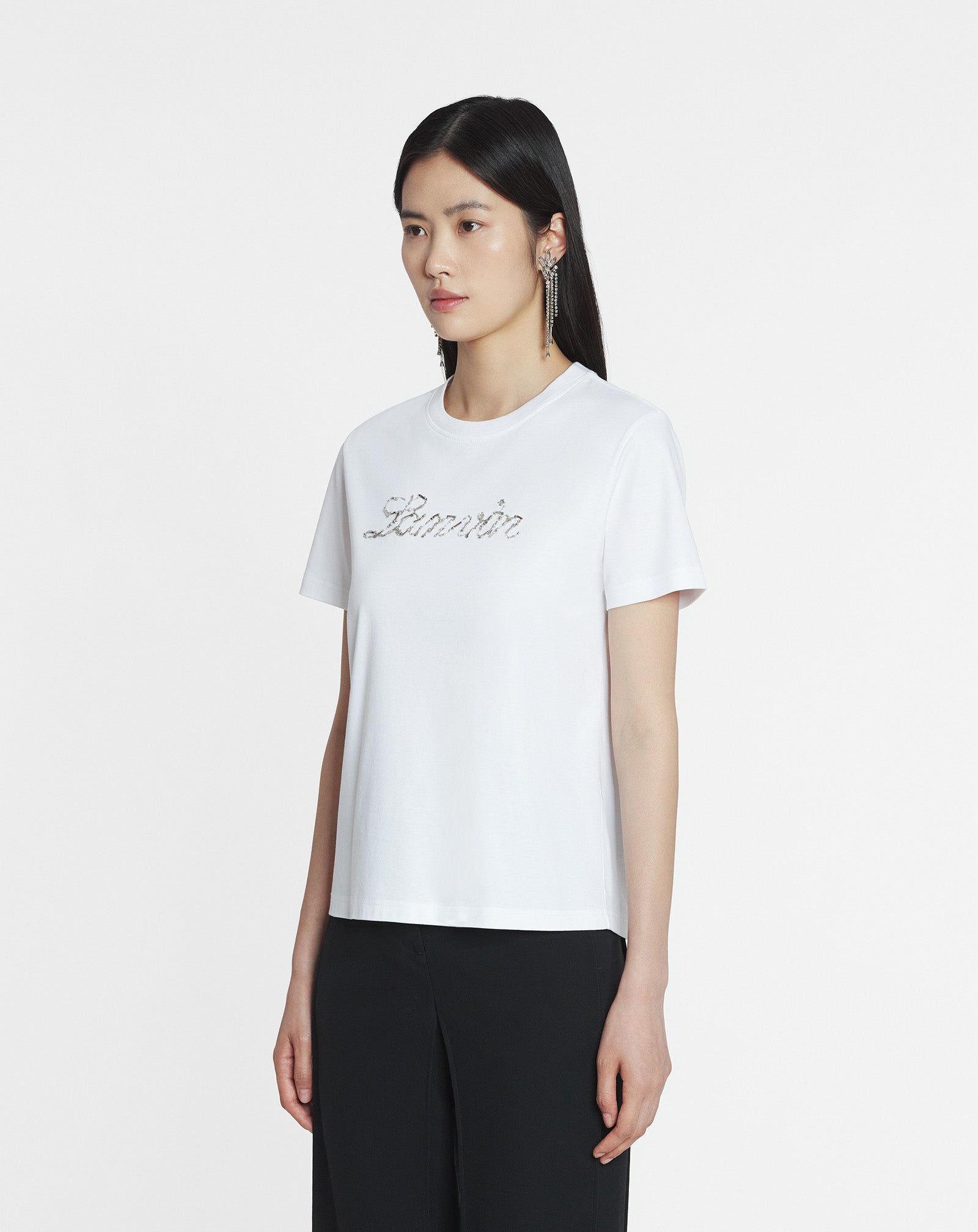 LANVIN BEAD EMBROIDERED T-SHIRT - Image 3