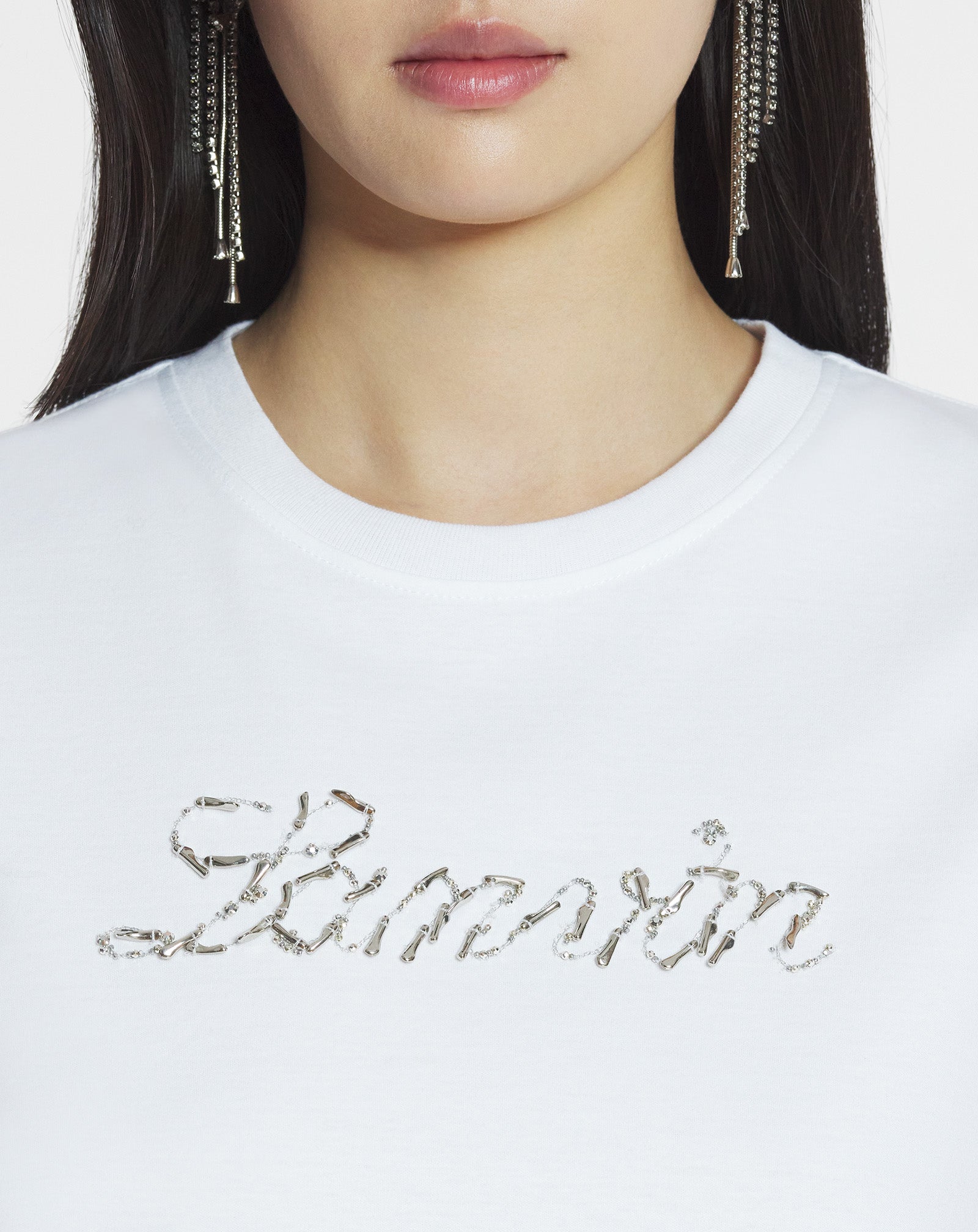 LANVIN BEAD EMBROIDERED T-SHIRT - Image 5