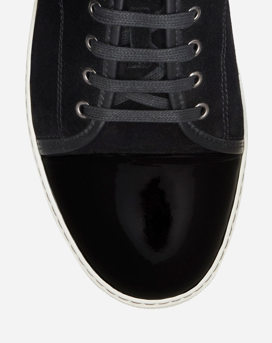 DBB1 SUEDE AND PATENT LEATHER SNEAKERS - Image 4
